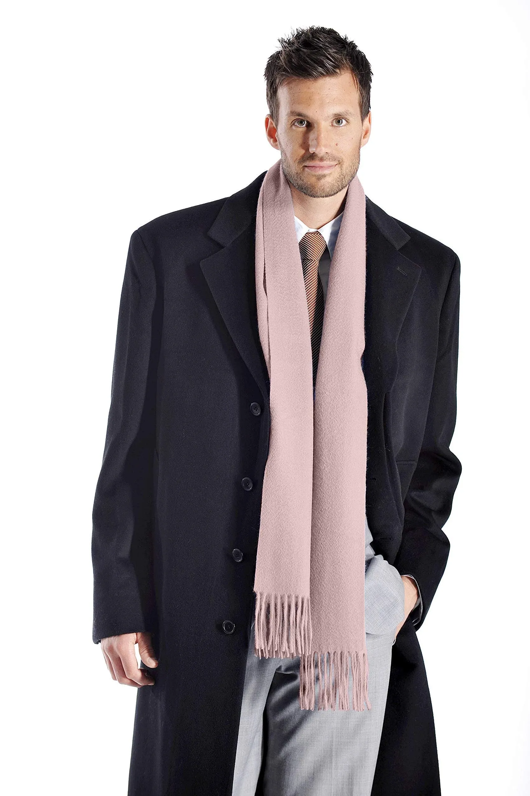 Cashmere Boutique: 100% Pure Cashmere Unisex Winter Scarf (20 Colors, Size: 12" x 60")