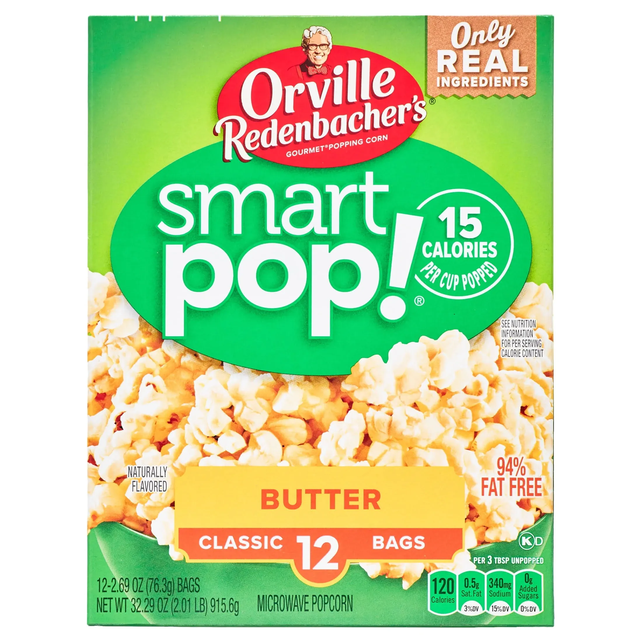 Orville Redenbacher's SmartPop! Butter Popcorn 12 Count / 2.7 oz