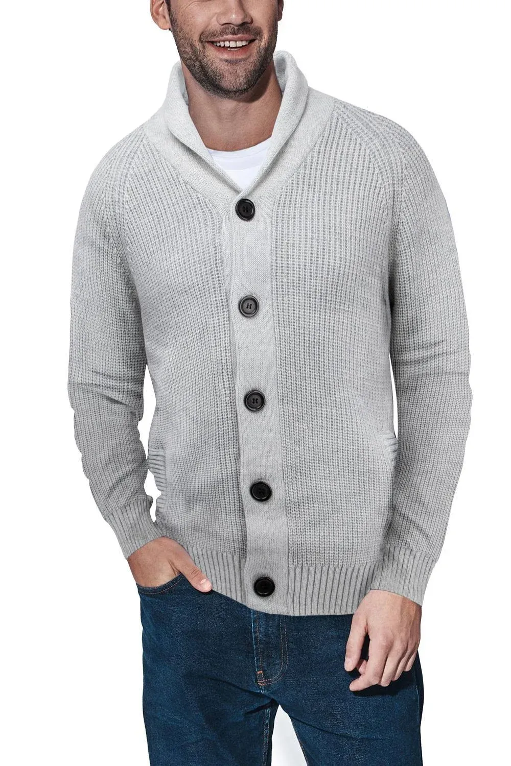 X RAY Mens Cardigan Sweater