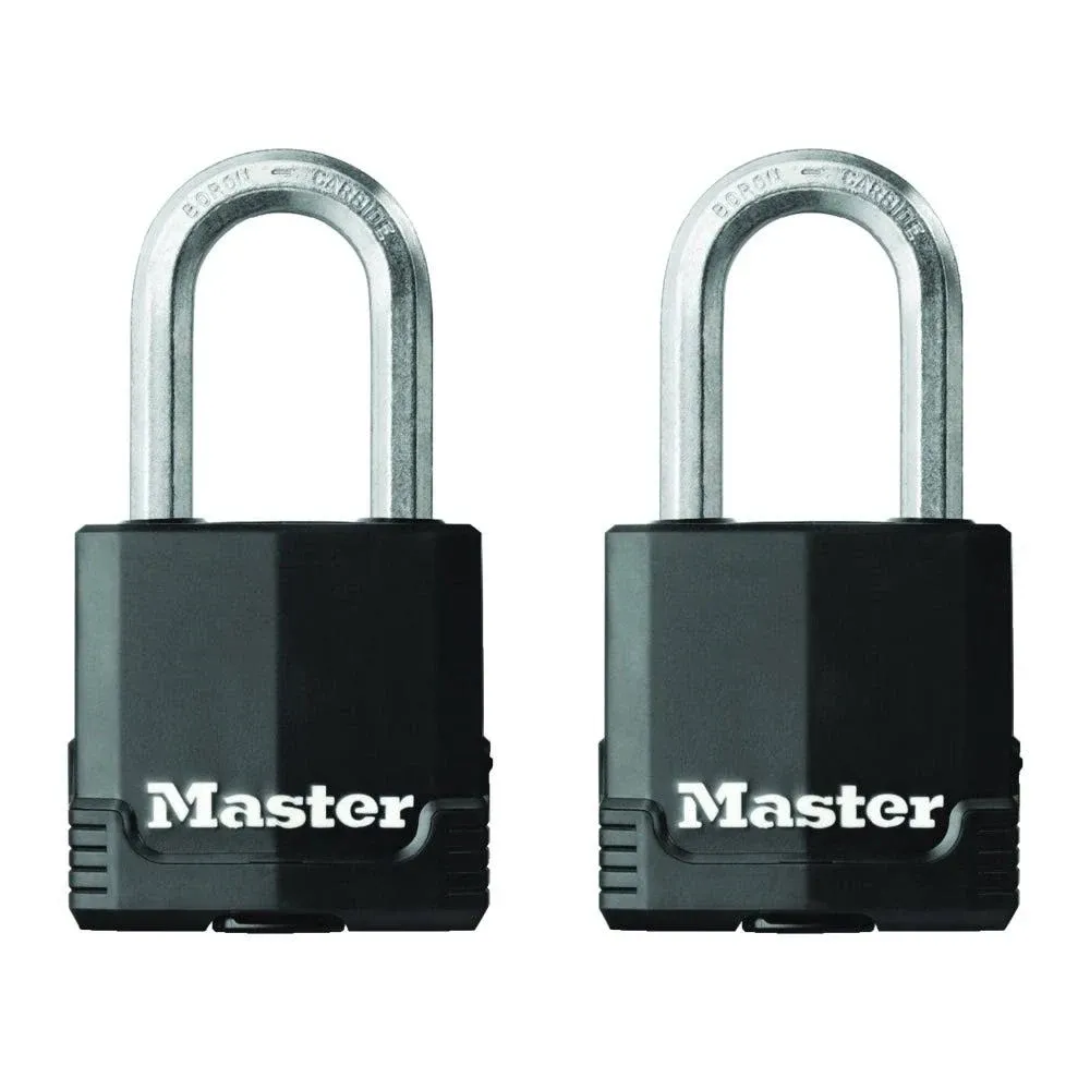 Master Lock M115XTLF Laminated Covered Padlock With Long Shackle