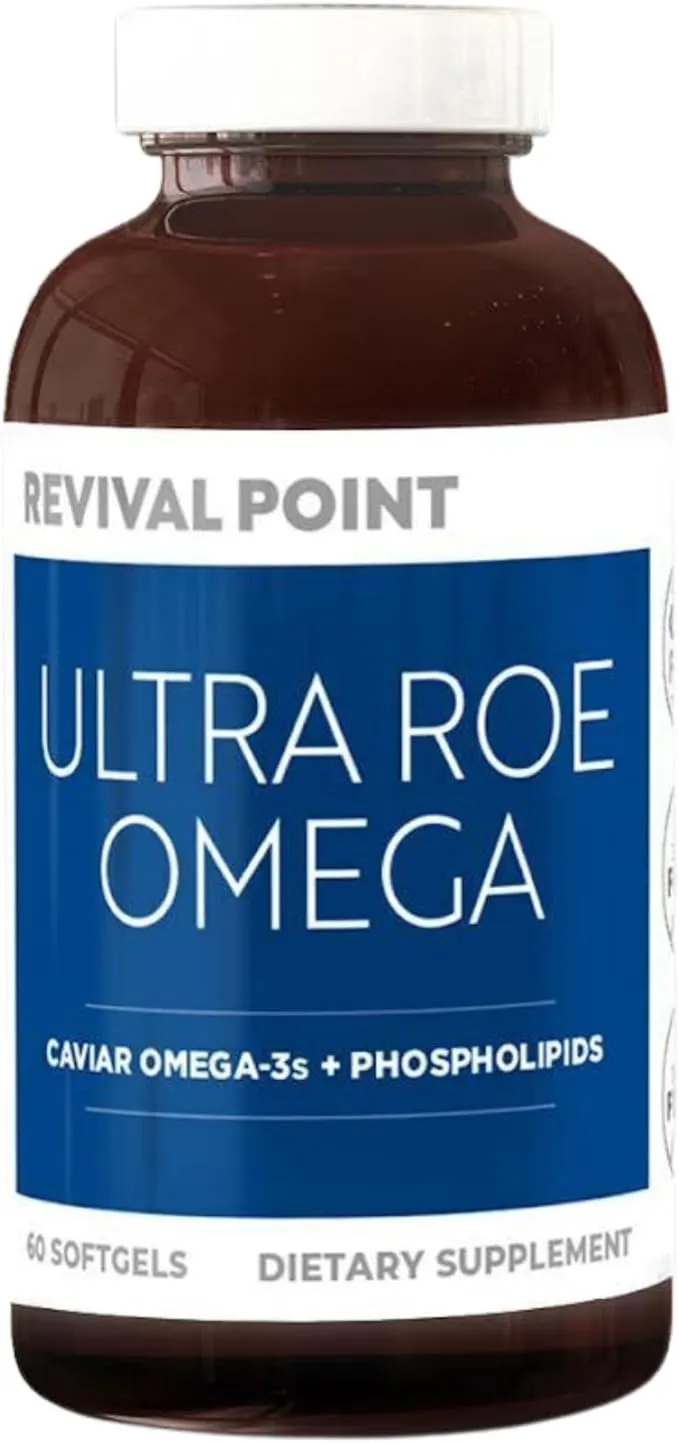 Premium Phospholipid Complex with Romega Herring Caviar Oil – Omega 3 Phospholipid DHA Supplement with Burpless Fish Oil – Powerful Brain, Anti