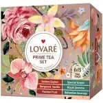 Lovare Black and Green Tea Bags Variety Pack - Made in Ukraine Tea Sampler - Individually Wrapped 90 Assorted Tea Bags - Gift Box For Tea Lovers (PRIME TEA SET)