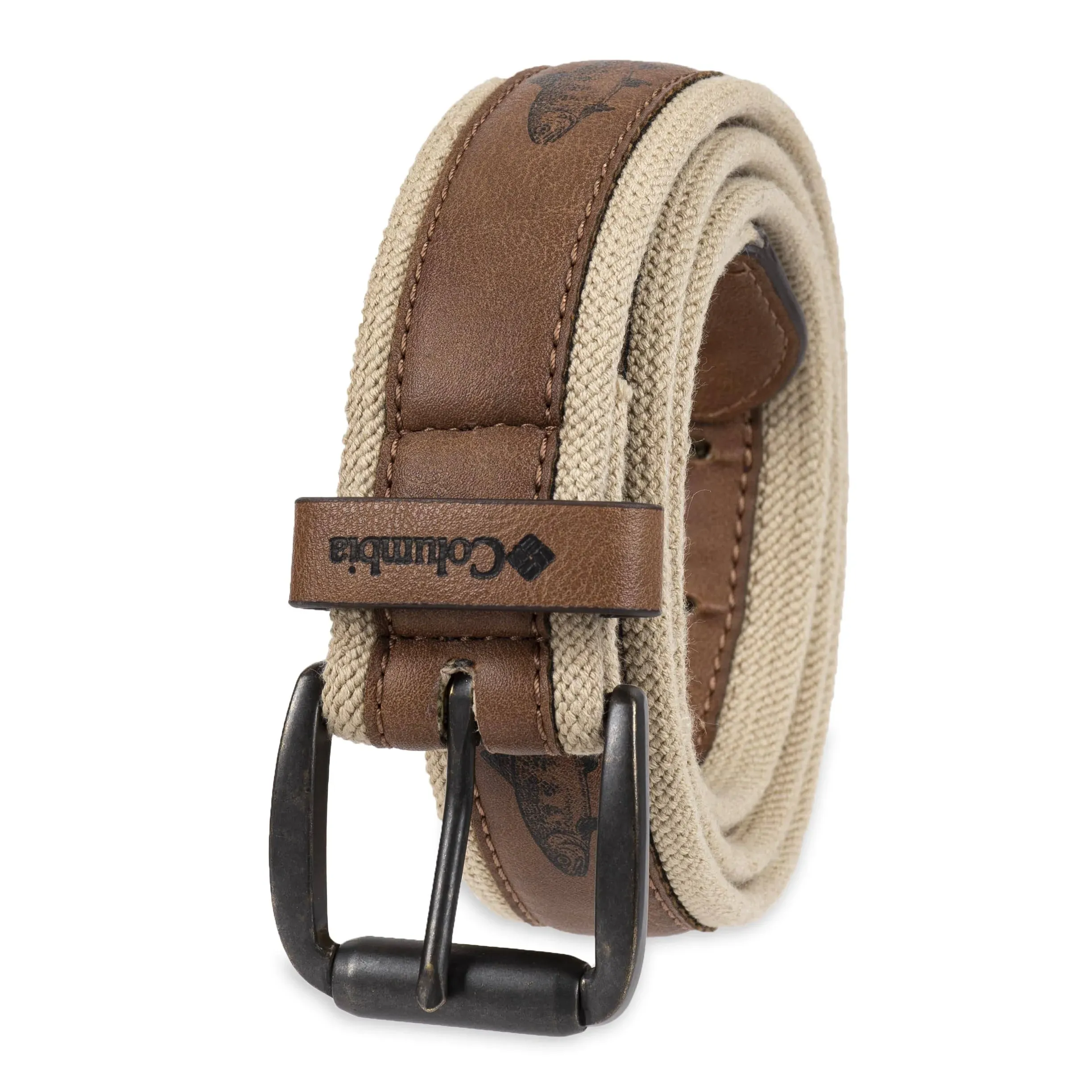 Columbia Sportswear Mens Harrisburg Stretch Belt - Brown - Medium