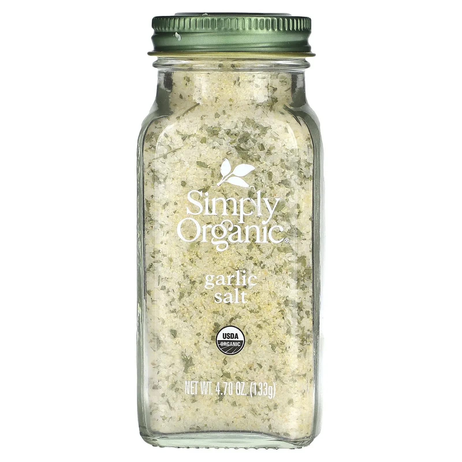 Simply Organic Garlic Salt - 4.7 oz jar