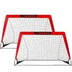 L RUNNZER Portable Soccer Goal Set of 2