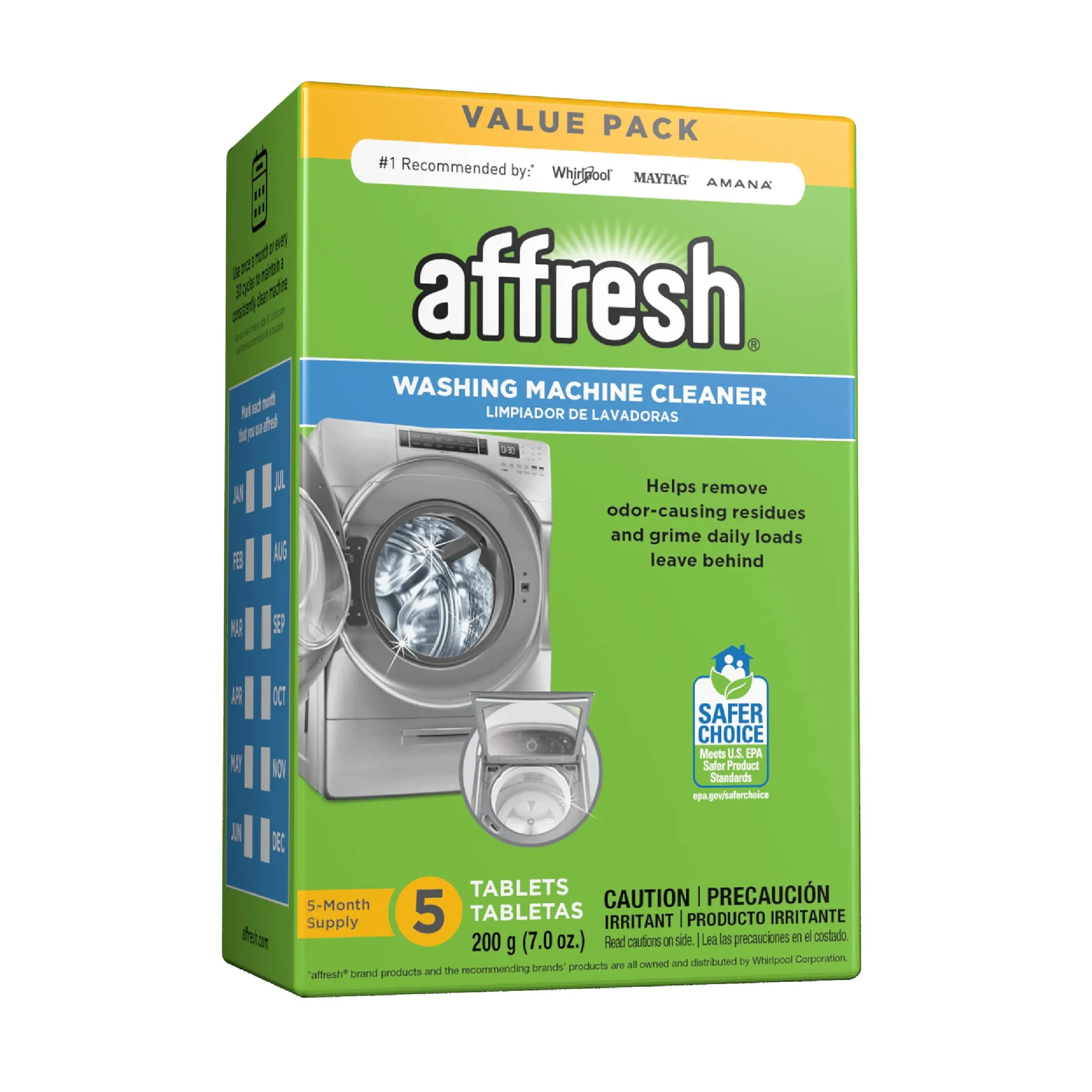 Affresh Value pack Tablets Washing Machine Cleaner (7 oz)