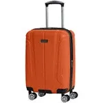 Ben Sherman Derby Spinner Travel Upright Luggage, Mandarin, 20-Inch Carry On