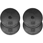 Yes4All 1-inch Cast Iron Weight Plates for Dumbbells