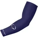 EvoShield Adult Solid Compression Arm Sleeve Navy - L-XL