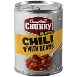 Campbell&#039;s Chunky\xa0Chili with Beans 16.5 oz Can