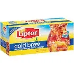 Lipton ColdBrew Iced Tea, Family Size Tea Bags - 22 bags, 4.8 oz