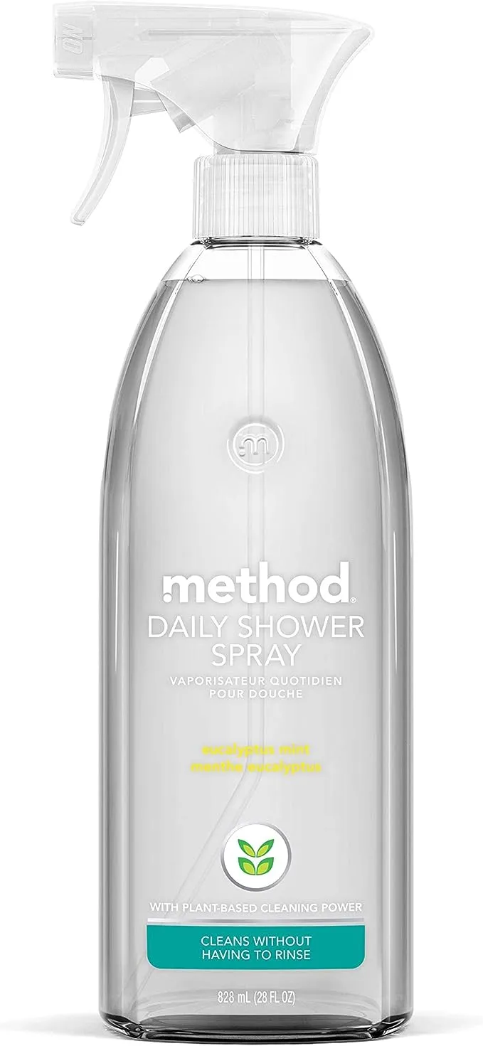 Method Daily Shower Spray Cleaner, Eucalyptus Mint - 28 oz