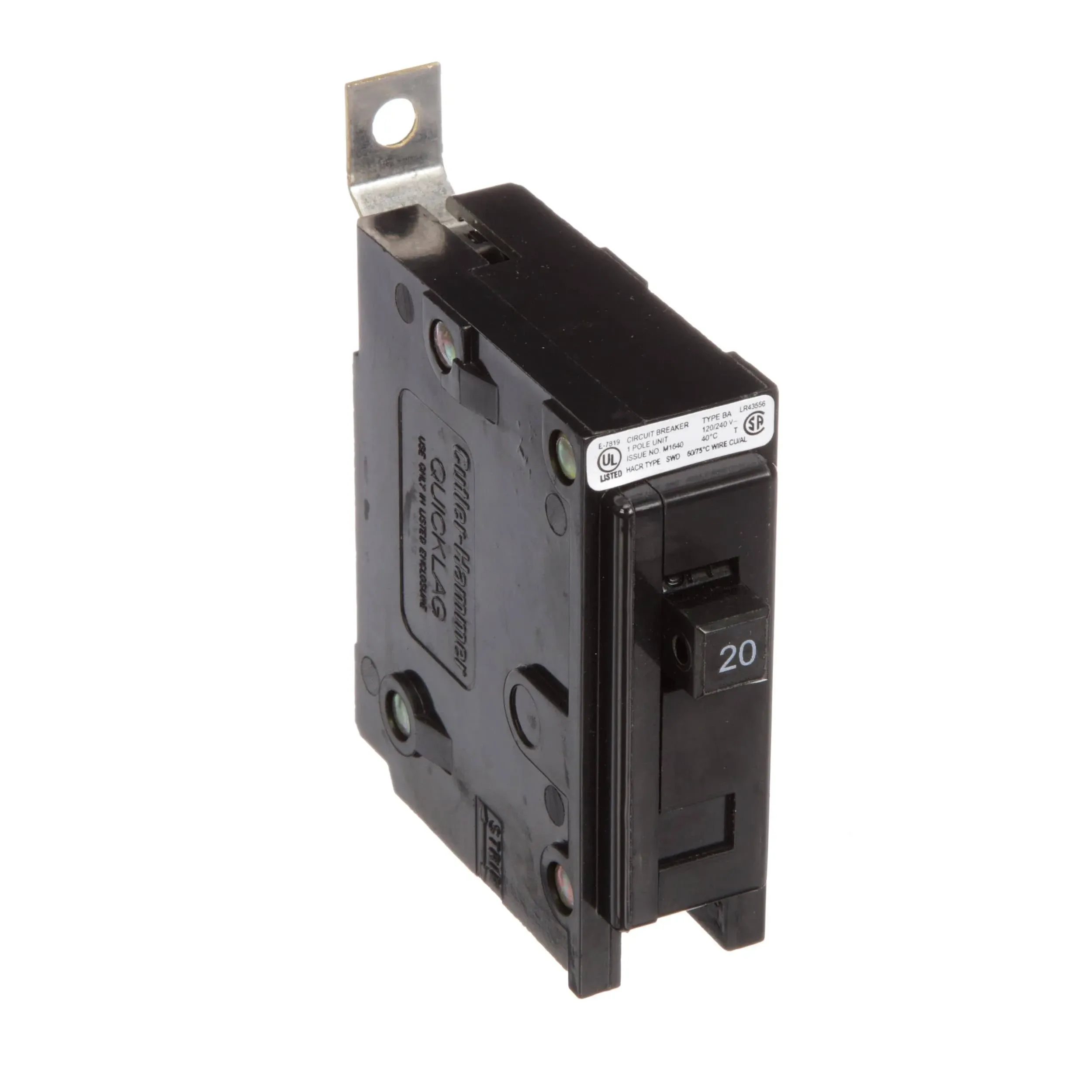 Eaton-Cutler Hammer-Westinghouse BAB1020 Circuit Breaker