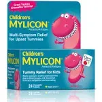 Mylicon Children's Multi-Symptom Antacid/Antigas Relief Chewables - Cherry - 24ct