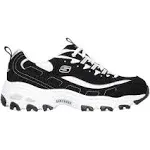 Skechers D'Lites - Biggest Fan (Black/White) Women's Shoes