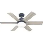 Hunter Fan Company 51206 Pacer Ceiling Fan, 44, Indigo Blue