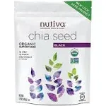 Nutiva Organic Black Chia Seed - 12 oz bag