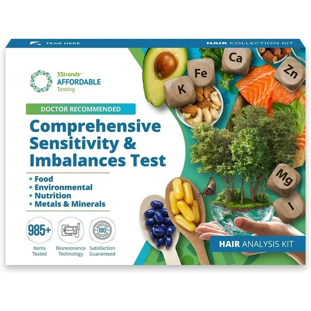 5Strands Food & Environmental Intolerances Deficiency Test 998 Items Tested