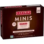 Larabar Fruit & Nut Bar, Chocolate Chip Cookie Dough, Minis - 20 pack, 0.78 oz bars