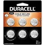 Duracell Batteries, Lithium, 2032, 6 Pack - 6 batteries