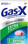 Gas-X Extra Strength Cherry Creme 18 Count Chewable Tablets