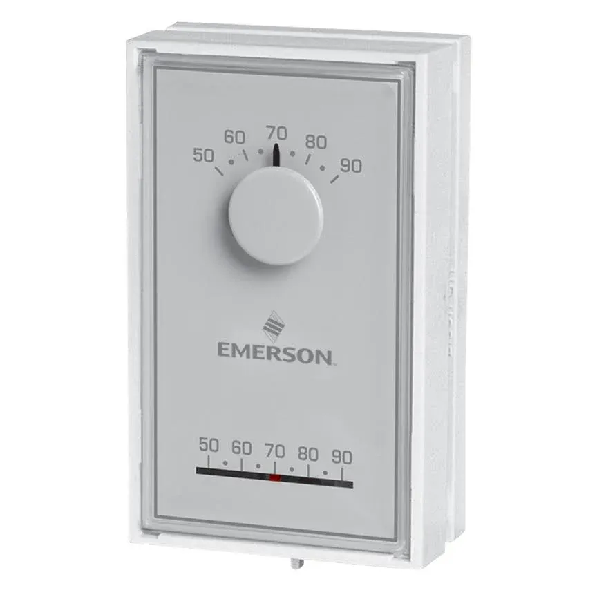 White Rodgers 1E30N-910 Mercury Free Mechanical Thermostat, Heat Only