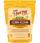 Bob's Red Mill: Organic Whole Grain Corn Flour, 22 oz