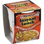 Maruchan Instant Lunch Select Hot and Spicy Chicken Flavor, 2.25 Oz, Pack of 12