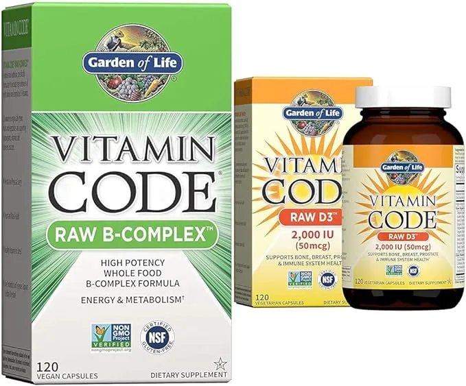 Garden of Life Vitamin Code Raw B-Complex Nutrient Formula, Capsules - 60 count