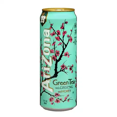 Arizona Green Tea with Ginseng and Honey, 24 Pack/16 oz