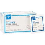 Medline Sterile Alcohol Prep Pads - Large