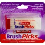 The Doctor's BrushPicks Interdental Toothpicks, 120 Picks