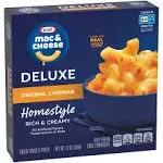 Kraft Deluxe Original Cheddar Frozen Mac & Cheese - 12 oz