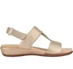 Easy Spirit Women's Hazel Sandals | Gold | Size 10 | Leather