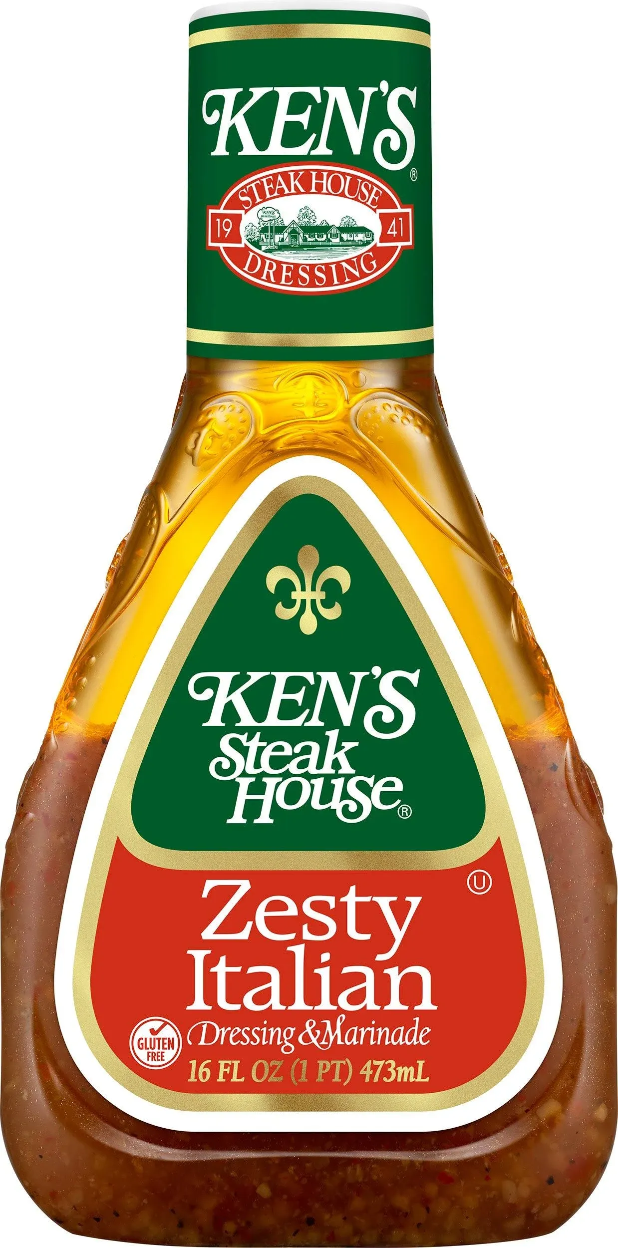 Ken's Steak House Dressing & Marinade, Zesty Italian - 16 fl oz