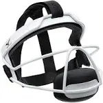 Mizuno Adult Softball Fielders Mask. Wire Protective Fielding Fast Pitch White.