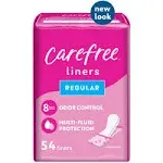 Carefree Acti-Fresh Body Shape Regular to Go Pantiliners, Unscented - 54 Liners