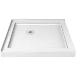 Slimline 32" x 32" Double Threshold Shower Base DreamLine Black