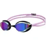 Arena Unisex Python Racing Swim Goggles for Men and Women Anti-Fog Max Comfort Dual Strap, Mirror/Non-Mirror Lens