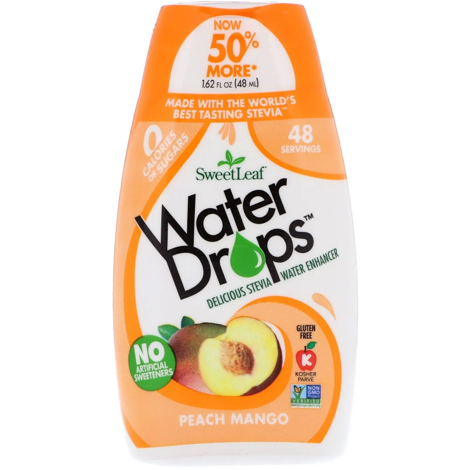 Water Drops  Peach Mango 1.62 Oz By Sweetleaf Stevia