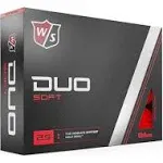 Wilson Duo Soft Golf Balls Red