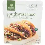 Simply Organic Southwest Taco Simmer Sauce (8 oz)