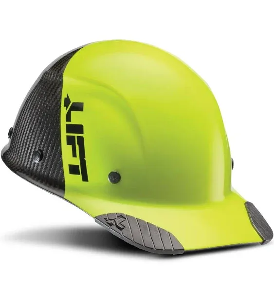 Lift Safety Dax Carbon Fiber 50/50 Full Brim Hard Hat