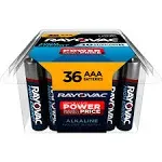 Rayovac Alkaline AAA Batteries, 36-Pack