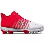 Under Armour Leadoff Low RM Youth Baseball Shoe- Red 3025600-600