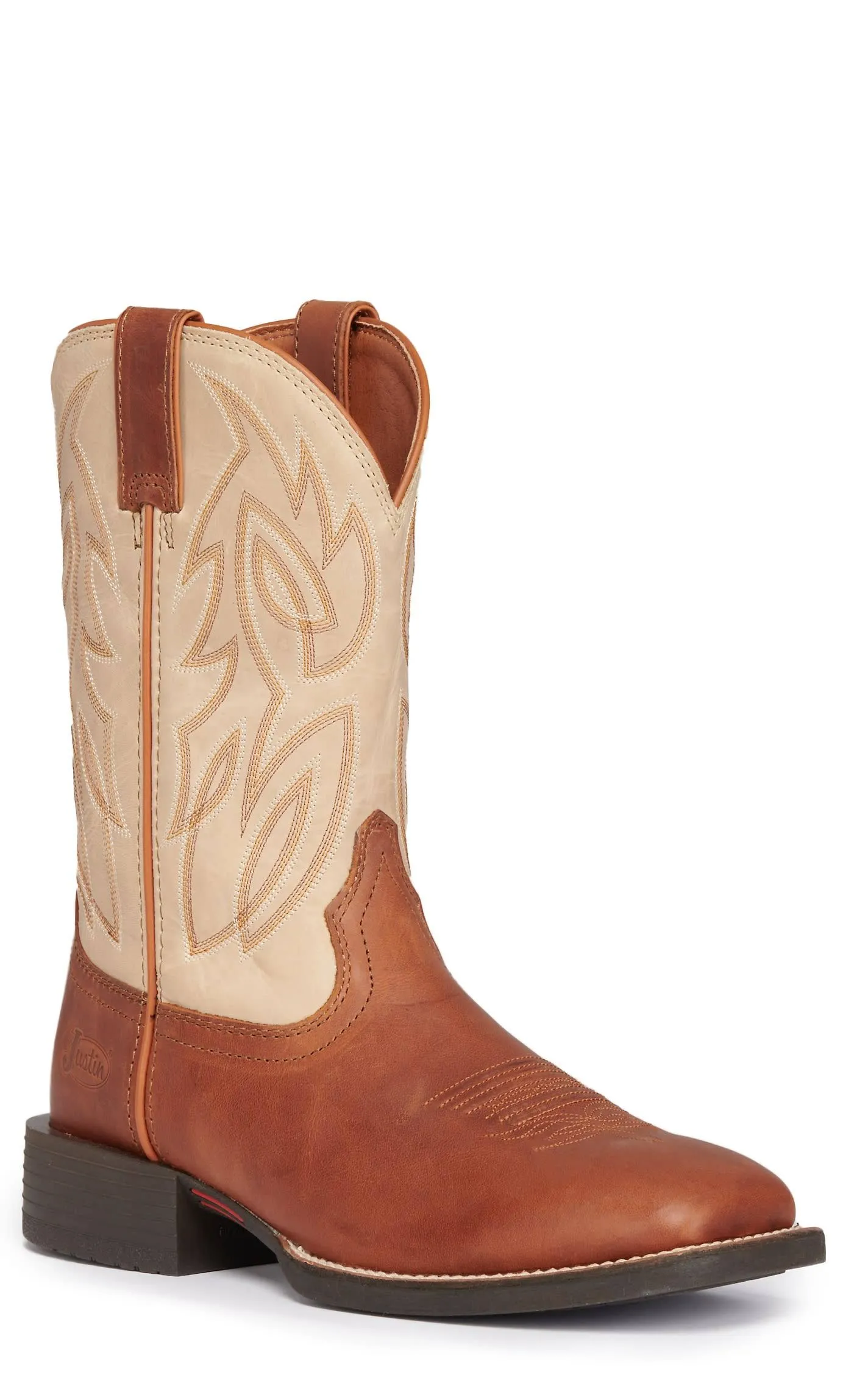 Justin Boot Company Men&#39;s Canter Whiskey 11in. Stampede Western Cowboy Boots