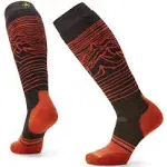 Smartwool Snowboard Full Cushion Iguchi Pattern Socks Charcoal / L