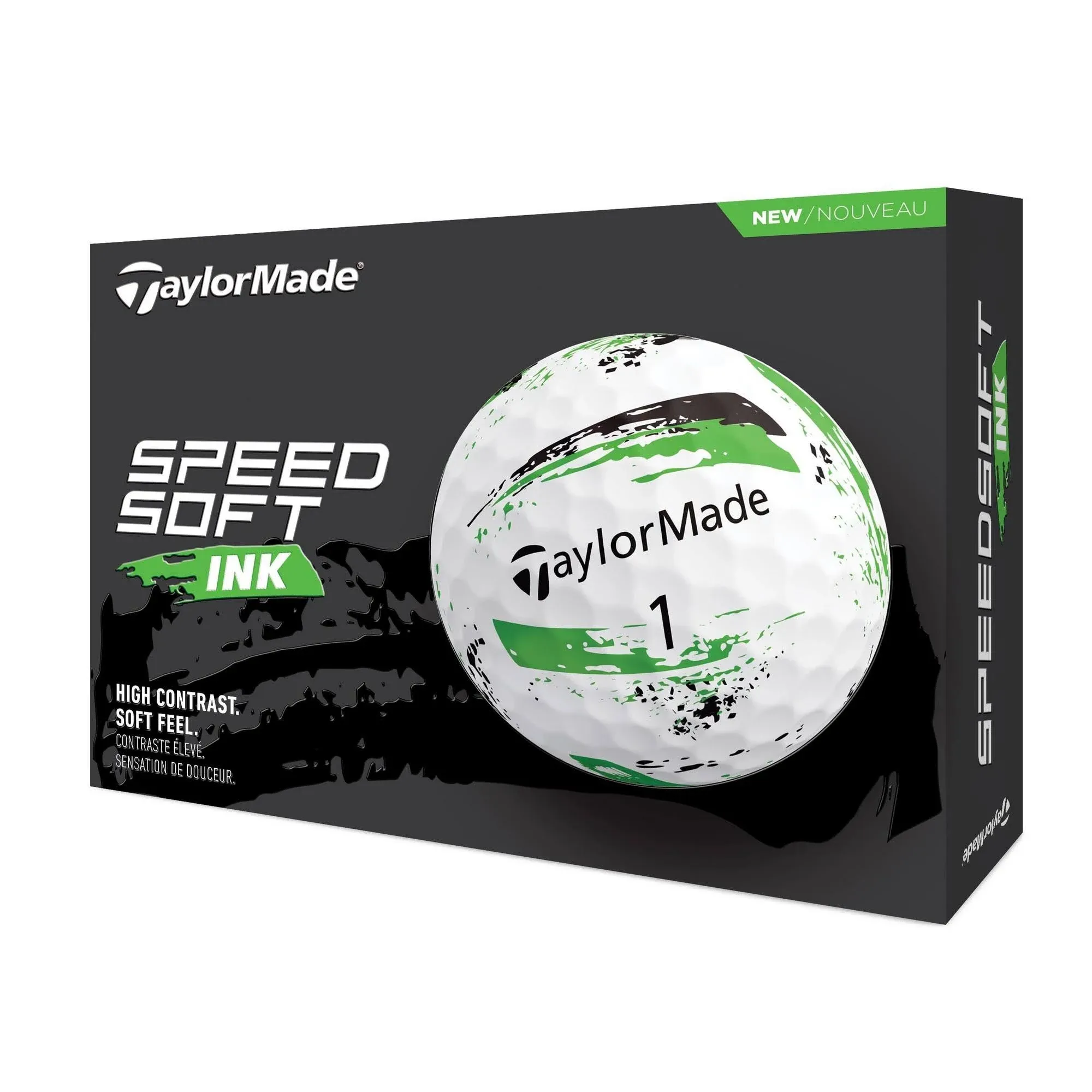 TaylorMade SpeedSoft Ink Golf Balls - Blue - 2024