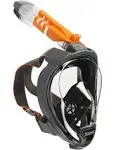 Ocean Reef Aria QR+ Full Face Snorkeling Mask Black / Medium / Large