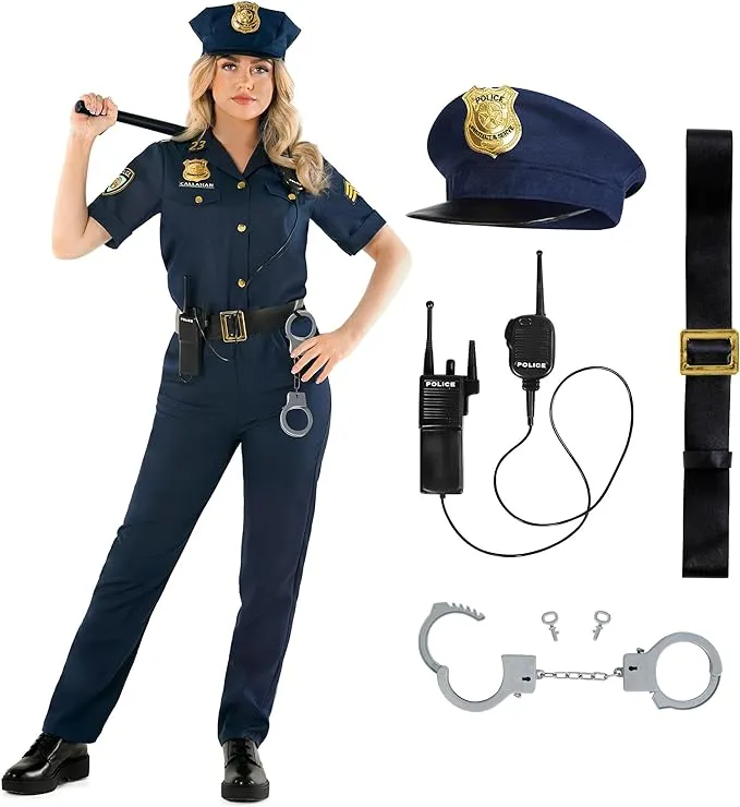 Morph Police Costume For Women - Cop Costume Women Police Officer Costume Adult Women Womens Cop Costume